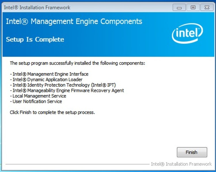 intel management engine interface driver win7